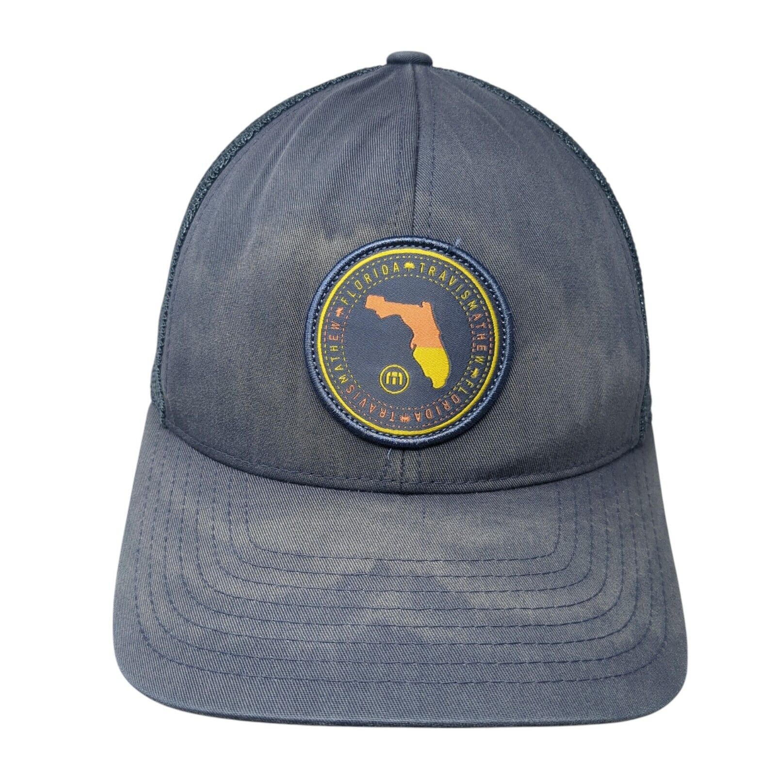 Florida Travis Mathew Snapback Trucker Hat Blue Os Adjustable 110flexfit Yupoong